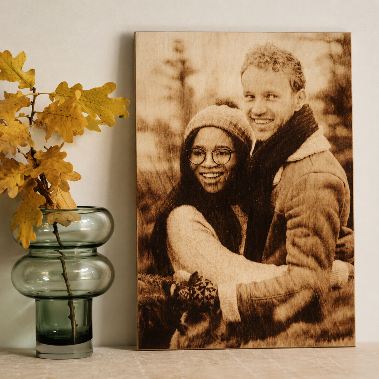 PyroPortret™ – Jouw dierbaarste herinnering, vereeuwigd als een luxe fotoportret op hout
